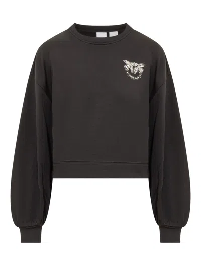 Shop Pinko Ceresole Sweatshirt In Black