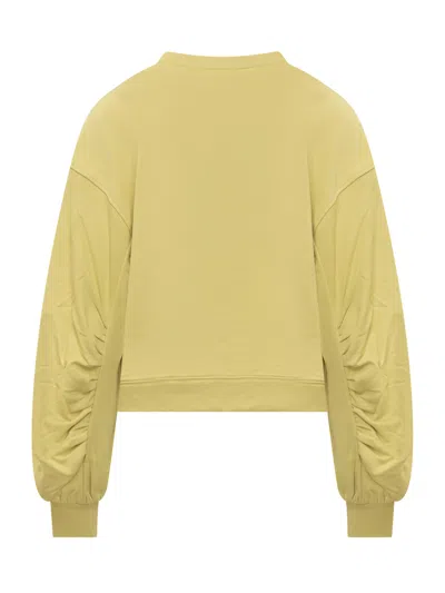 Shop Pinko Ceresole Sweatshirt In Yellow