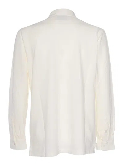 Shop Ballantyne White Polo Shirt