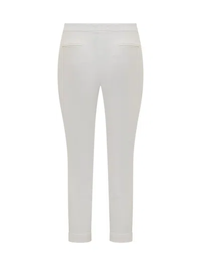 Shop Etro Trousers In Fdo Bianco