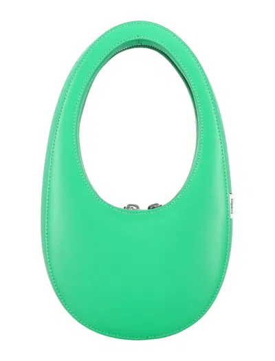Shop Coperni Mini Swipe Bag In Green