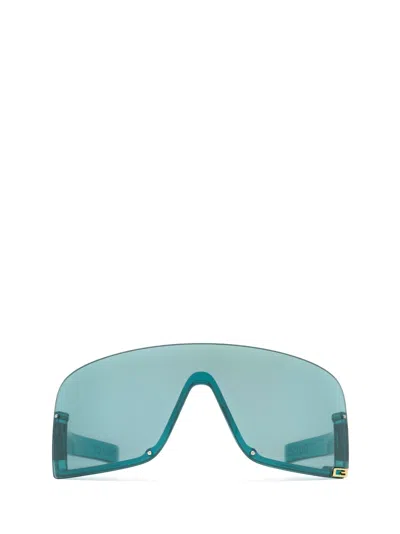 Shop Gucci Gg1637s Light Blue Sunglasses