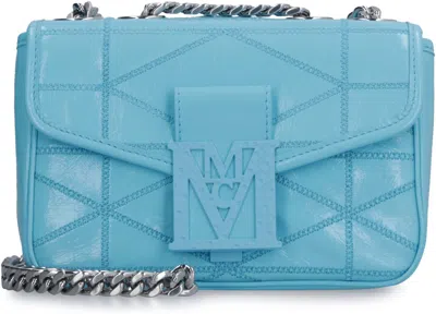 Shop Mcm Travia Small Crossbody Bag In Light Blue