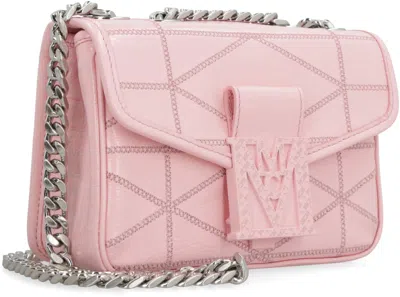 Shop Mcm Travia Small Crossbody Bag In Pink
