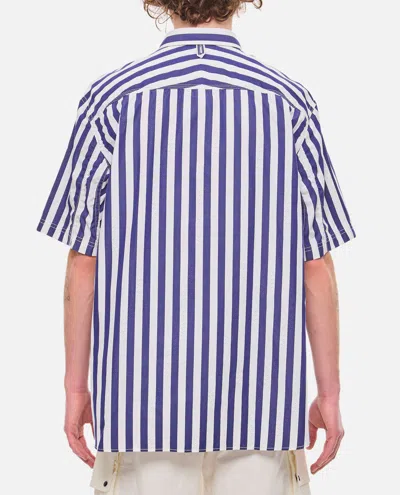 Shop Junya Watanabe Short Sleeve Stripes Shirt  Carhartt Wip In Multicolour