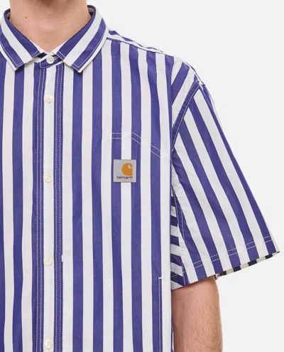 Shop Junya Watanabe Short Sleeve Stripes Shirt  Carhartt Wip In Multicolour