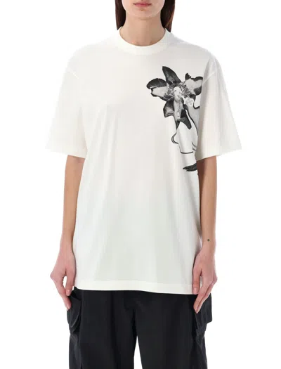 Shop Y-3 Graphic Print T-shirt In White