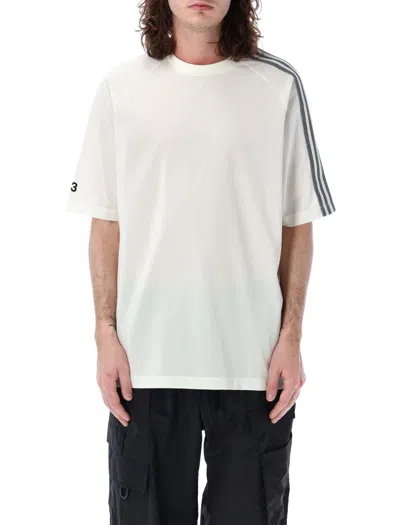 Shop Y-3 3-stripes T-shirt In White