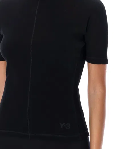 Shop Y-3 Fitted T-shirt S/s In Black