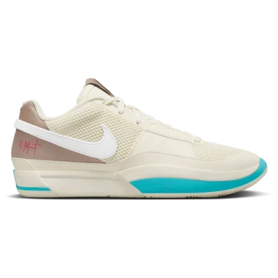 Shop Nike Mens  Ja 1 In Coconut Milk/khaki/coconut Milk