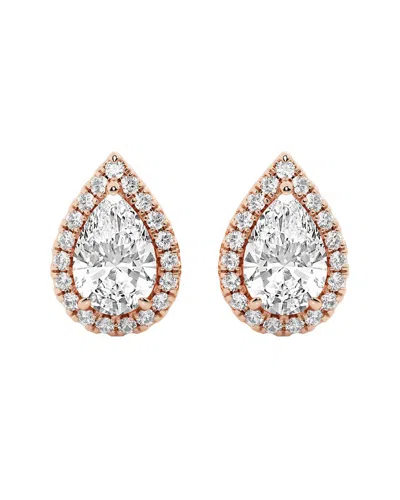 Lab Grown Diamonds 14k Rose Gold 3.50 Ct. Tw. Lab-grown Diamond Studs