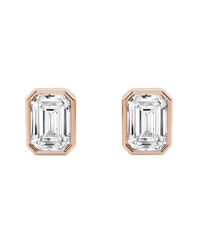 Shop Lab Grown Diamonds 14k Rose Gold 1.00 Ct. Tw. Lab-grown Diamond Studs