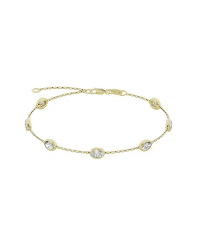 Shop Lab Grown Diamonds 14k 2.00 Ct. Tw. Lab-grown Diamond Station Bracelet