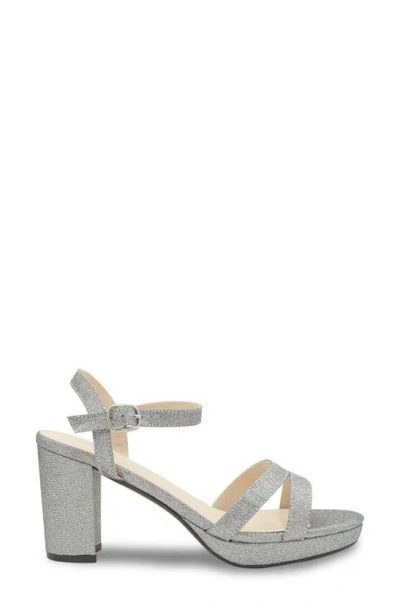 Touch Ups Harmon Platform Sandal In Pewter