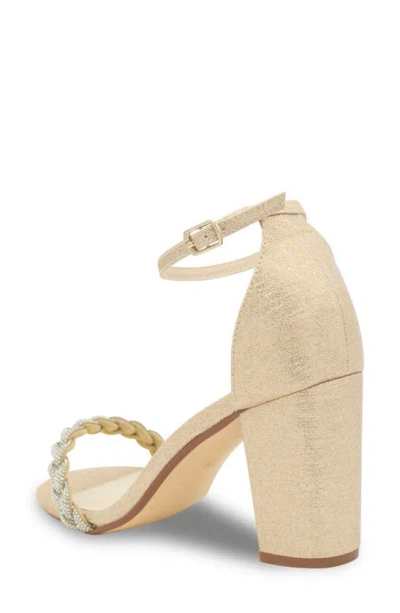Touch Ups Whitney Ankle Strap Sandal In Champagne