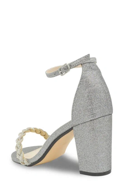 Touch Ups Whitney Ankle Strap Sandal In Pewter