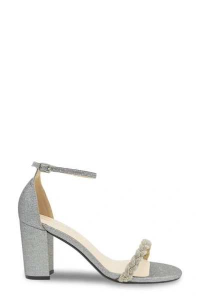 Touch Ups Whitney Ankle Strap Sandal In Pewter