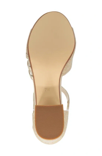 Touch Ups Champagne Ankle Strap Sandal In Champagne