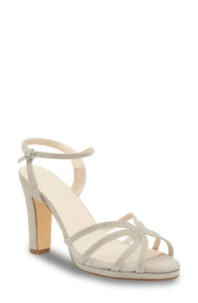 Shop Touch Ups Anya Ankle Strap Sandal In Champagne