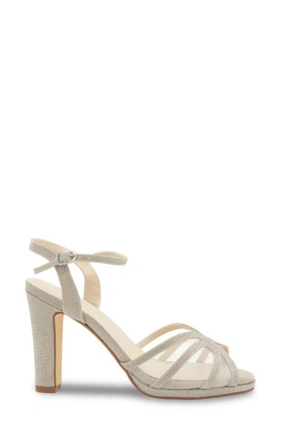 Shop Touch Ups Anya Ankle Strap Sandal In Champagne