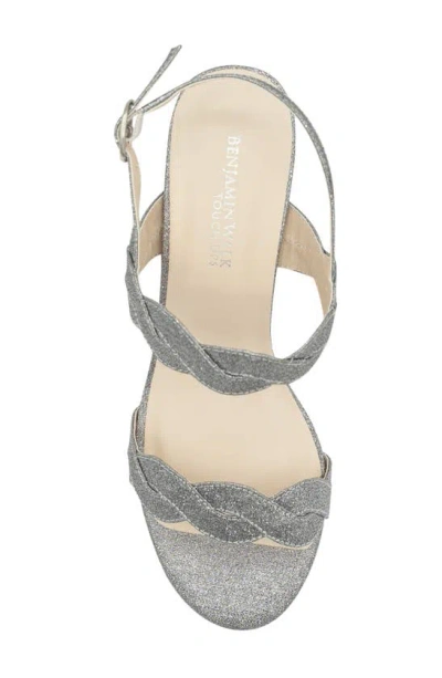 Shop Touch Ups Champagne Ankle Strap Sandal In Pewter