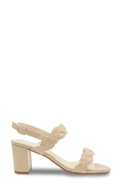 Touch Ups Champagne Ankle Strap Sandal In Nude