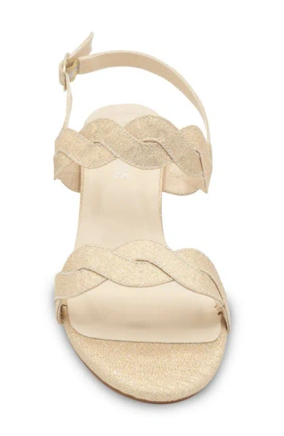 Touch Ups Champagne Ankle Strap Sandal In Champagne