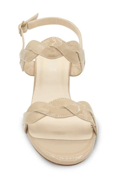 Touch Ups Champagne Ankle Strap Sandal In Nude
