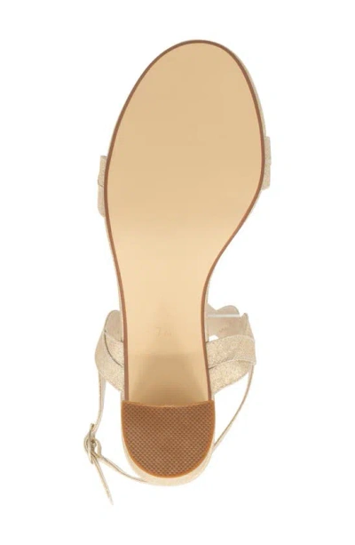 Touch Ups Champagne Ankle Strap Sandal In Champagne