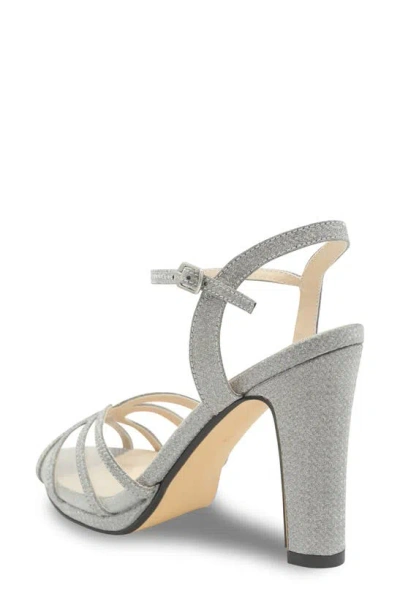Touch Ups Anya Ankle Strap Sandal In Silver