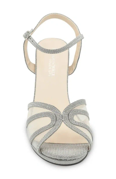 Touch Ups Anya Ankle Strap Sandal In Silver