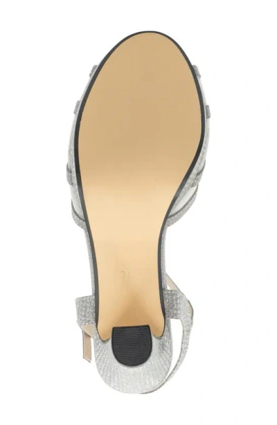 Touch Ups Anya Ankle Strap Sandal In Silver