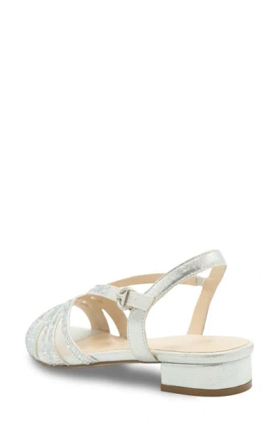 Shop Paradox London Pink Quest Ankle Strap Sandal In Silver