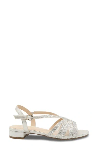 Shop Paradox London Pink Quest Ankle Strap Sandal In Silver
