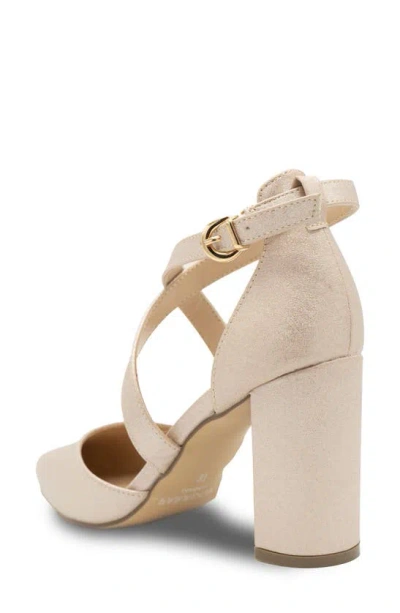 Shop Paradox London Pink Rylee Pointed Toe Pump In Beige