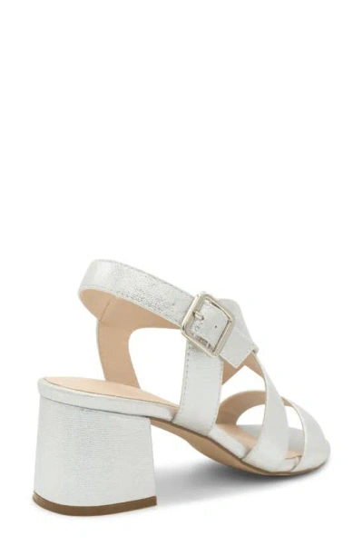 Paradox London Pink Ida Ankle Strap Sandal In Silver
