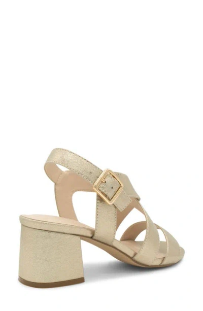 Paradox London Pink Ida Ankle Strap Sandal In Champagne