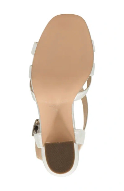 Paradox London Pink Ida Ankle Strap Sandal In Silver