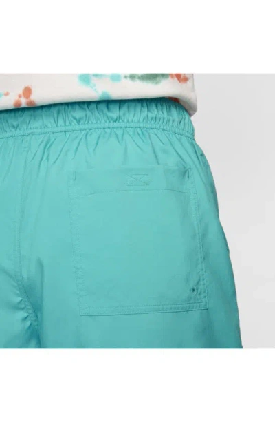 Shop Nike Club Woven Flow Shorts In Dusty Cactus/ White