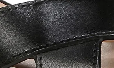 Sarto By Franco Sarto Tilly Ankle Strap Platform Wedge Sandal In Black