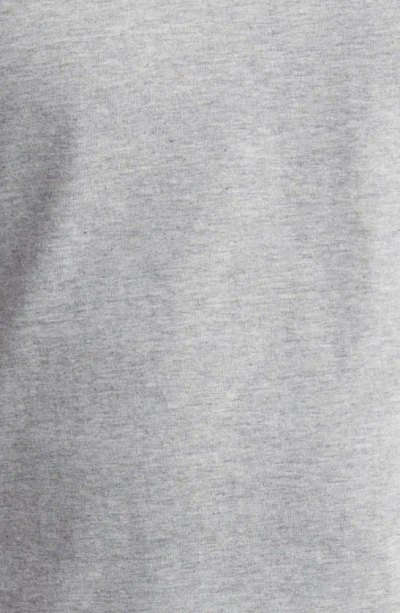 Shop Nike Sportswear Club Crew Neck T-shirt In D Grey Heather/black