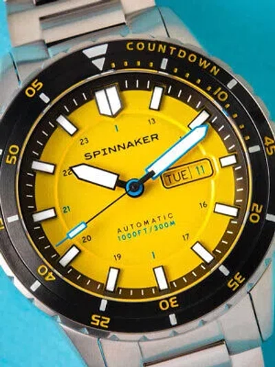 Pre-owned Spinnaker Sp-5099-33 Hass Automatik Diver