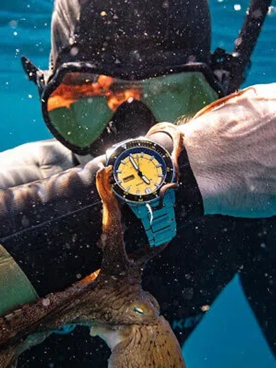 Pre-owned Spinnaker Sp-5099-33 Hass Automatik Diver