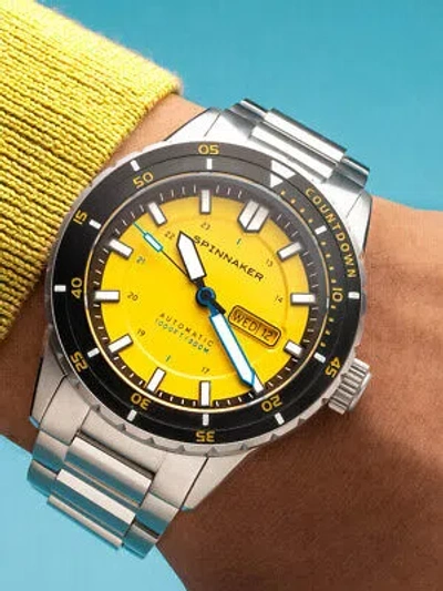 Pre-owned Spinnaker Sp-5099-33 Hass Automatik Diver