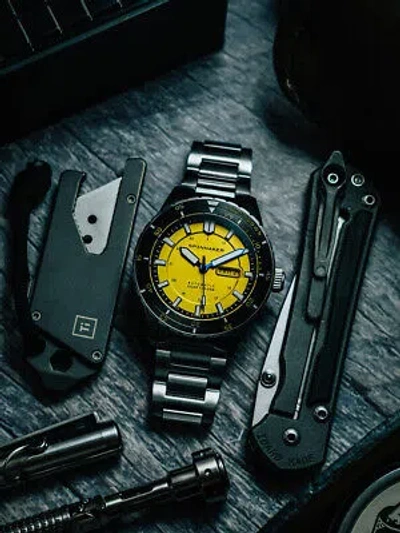 Pre-owned Spinnaker Sp-5099-33 Hass Automatik Diver