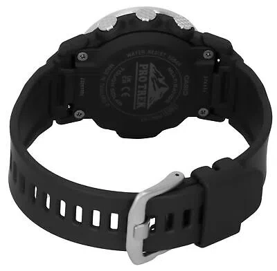 Pre-owned Casio Pro Trek Climber Line Radio-controlled Compass Prw-35-1a 100m Mens Watch