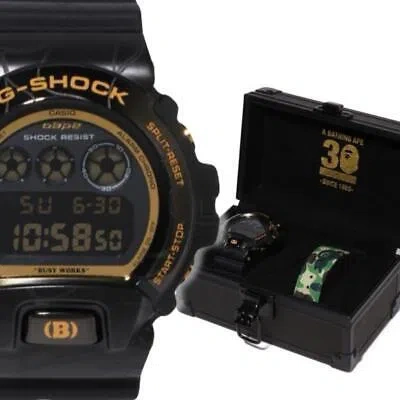 Pre-owned G-shock Bape A Bathing Ape ×  Gm-6900 Bape 30th Anniversary Limited Collabo Model