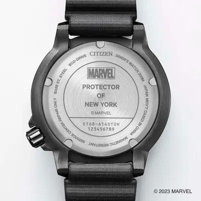 Pre-owned Citizen Promaster Marine Bn0255-03e Black Marvel Miles Men's Watch