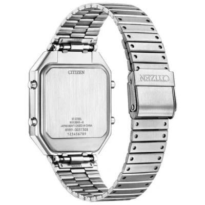 Pre-owned Citizen Chronograph Jg2126-69e Collection Label Thermo Sensor Quartz