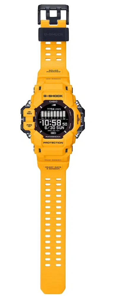 Pre-owned Casio G-shock Master Of G-land Rangeman Yellow Dial Men's Watch Gprh1000-9